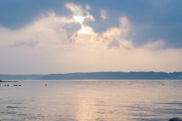 Dusk at the Baltic Sea 