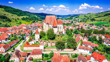 Biertan, Romania - Saxon medieval church in Transylvania, landmark of Eastern Europe