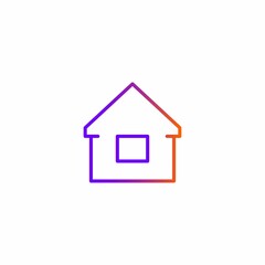 Home Icon. Vector illustration for graphic design, Web, UI, app.