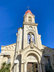 Fototapeta na wymiar Eglise Saint-Pierre de Palavas-Les-Flots, Occitanie