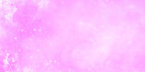Pink background with space Soft pastel pink watercolour background painted on white paper texture. Pink watercolor canvas texture background. Abstract pastel watercolor hand painted background texture
