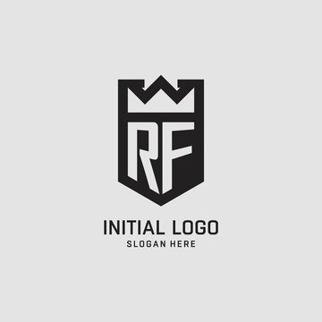 Premium Vector | Letter rf logo design vector template design for brand