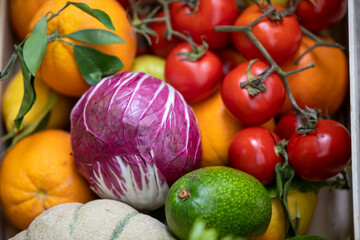 Italian vegetables in the southern area