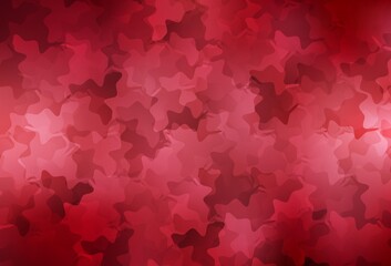 Light Red vector backdrop with memphis shapes.