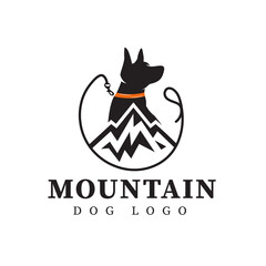 Mountain Dog Logo. This logo can also be used for a pet business or pet training center. Logo design inspiration