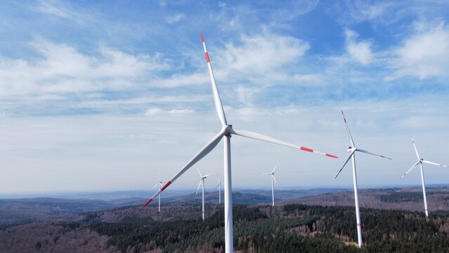 Wind Turbines, Green Future With Wind Energy
