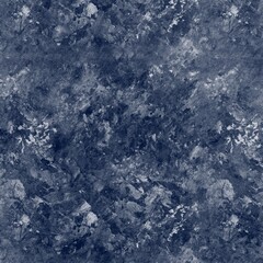 Stylish blue rough background with vintage grunge concrete brick wall texture and grunge border design, abstract dark blue painted paper suitable for website or textile template