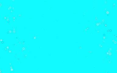 Light Green vector background with spots.