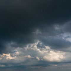 Obraz premium Fantastic dark thunderclouds