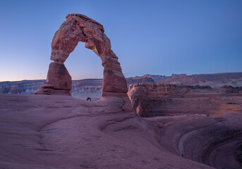 Yoga Pose Under Delicate Arch