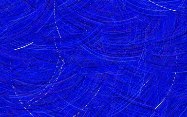 Light BLUE vector texture with bent lines.