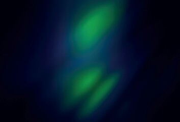 Dark Blue, Green vector abstract blurred layout.