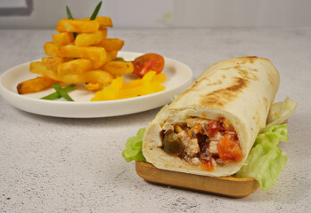 chicken and vegetable skewers