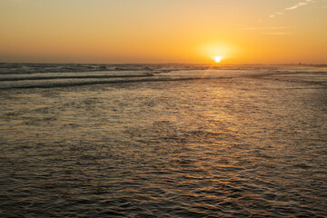 Fototapeta premium sunset over the sea