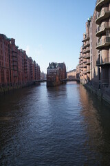 Alte Backsteingeb&auml;ude in Hamburg (Speicherstadt)