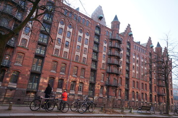 Alte Backsteingeb&auml;ude in Hamburg (Speicherstadt)
