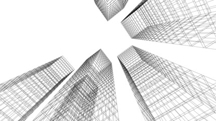 city skyscrapers