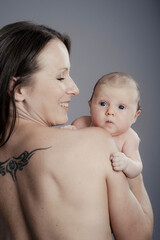 Mutter mit Kleinkind