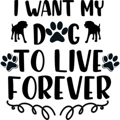 Dog T-shirt and SVG Design 
