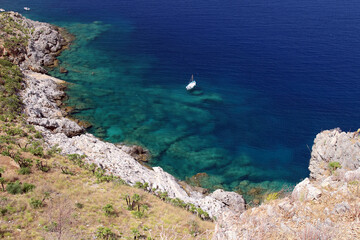 Natural park in Sicily, Italy.