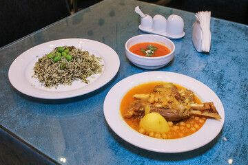 Persian, Arabic Cuisine in restaurant 