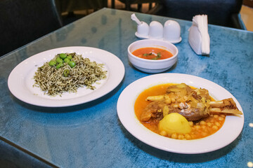 Persian, Arabic Cuisine in restaurant 