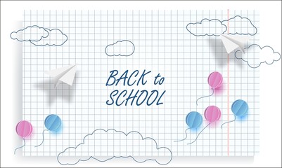 Back to school design. Study icon. Draw illustration