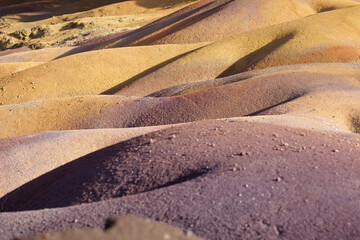 seven coloured earth colorful mountains in mauritius