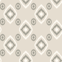 IKAT seamless pattern. Ethnic abstract vector print for fabric, wallpaper, wraping paper. Traditional ornament, modern illustration