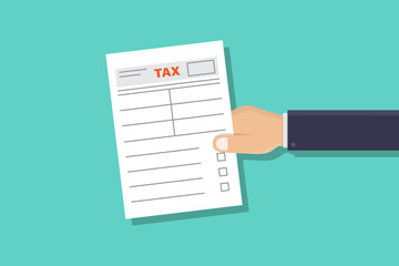 Tax vector design illustration