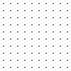 Square seamless background pattern from black lungs symbols are different sizes and opacity. The pattern is evenly filled. Vector illustration on white background