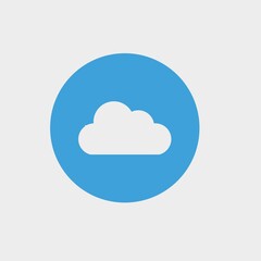 cloud icon vector illustration and symbol for website and graphic design