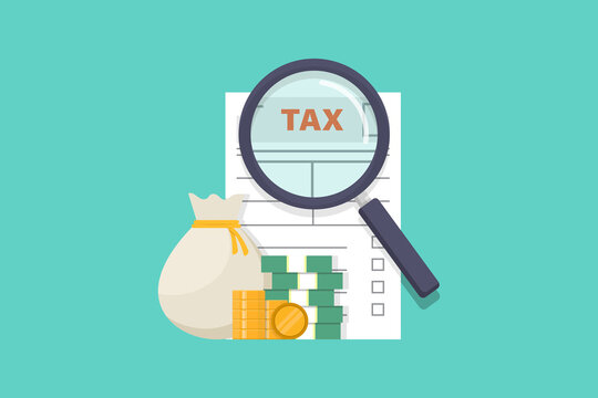 Tax vector design illustration