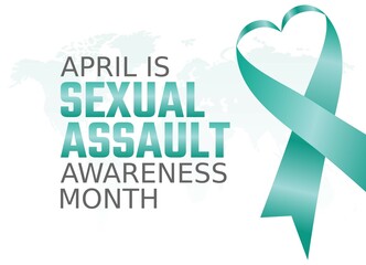 vector graphic of sexual assault awareness month good for sexual assault awareness month celebration. flat design. flyer design.flat illustration.