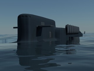 submarino clase Delta IV 