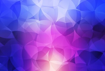 Fototapeta premium Light Blue, Red vector pattern with random forms.