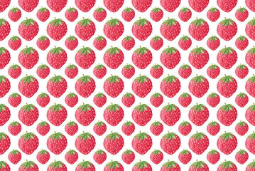 seamless pattern with strawberries