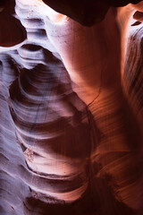 Colorful Navajo Sandstone from the Antelope Slot Canyon