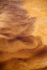 Flußbett, Sand, Textur, Struktur