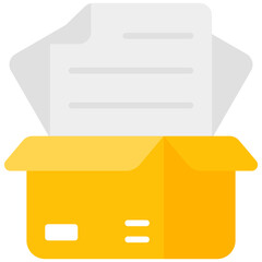 Obraz premium backlog flat icon