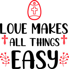 Easter Sunday T-shirt and SVG Design 
