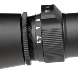 Magnification dial on a rifle scope