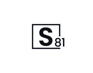 S81, 81S Initial letter logo