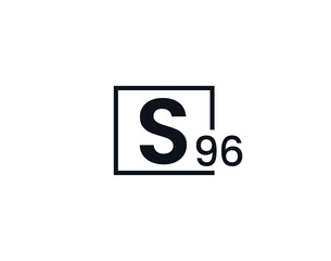 S96, 96S Initial letter logo