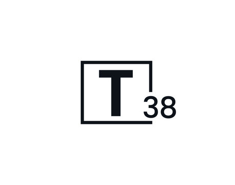 T38, 38T Initial letter logo