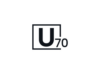 U70, 70U Initial letter logo