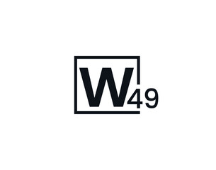 W49, 49W Initial letter logo