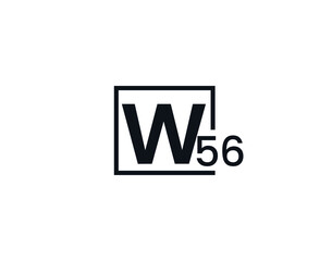 W56, 56W Initial letter logo