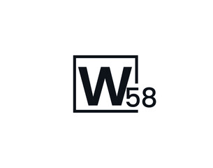 W58, 58W Initial letter logo