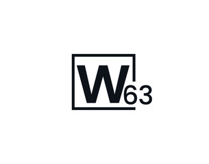 W63, 63W Initial letter logo